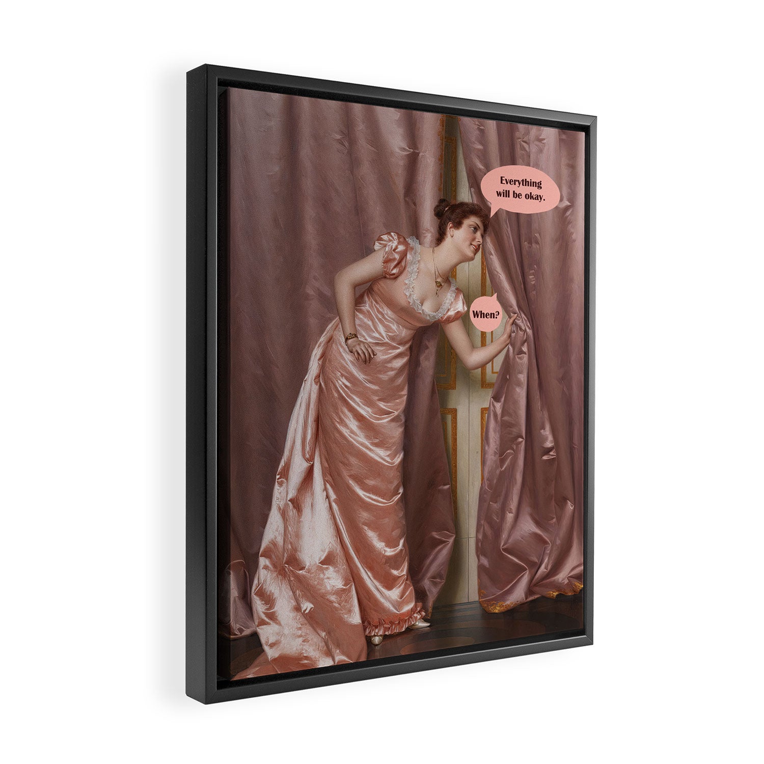 Everything Will Be Okay Framed Canvas Print Gallery Image 2