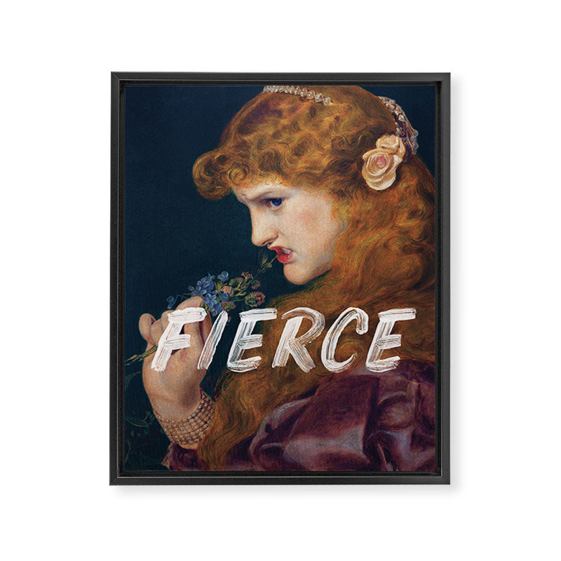 Fierce - Feminist Framed Canvas Print Gallery Image 6