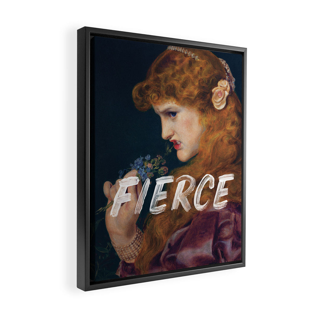 Fierce - Feminist Framed Canvas Print Gallery Image 2