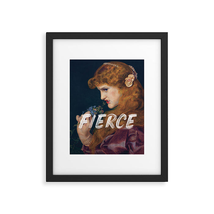 Fierce - Feminist Framed Art Print Gallery Image 1