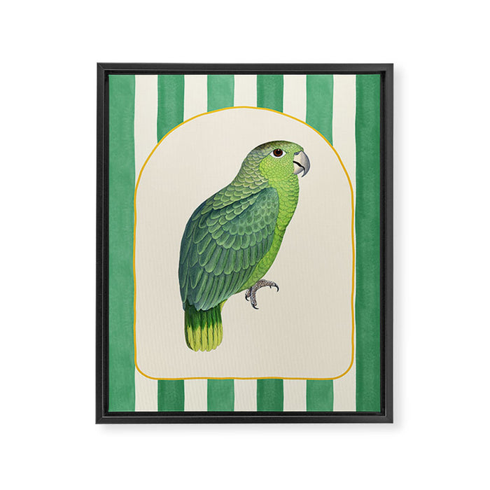 Flamboyant Parrot Framed Canvas Print Gallery Image 1