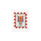 Folksy Tulip Art Print Gallery Image 1