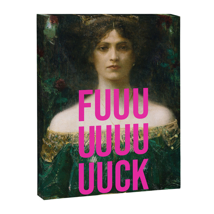 Fuck Canvas Print Gallery Image 1