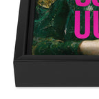 Fuck Framed Canvas Print Gallery Image 3