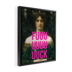Fuck Framed Canvas Print Gallery Image 2