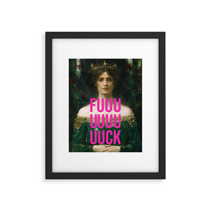 Fuck Framed Art Print Gallery Image 5