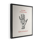 Future Starts Now Framed Canvas Print Gallery Image 2