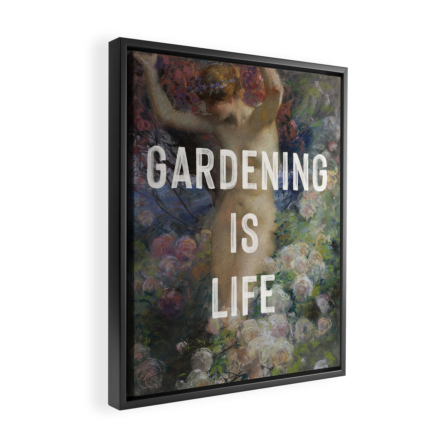 Gardening is Life Framed Canvas Print Gallery Image 2
