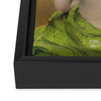Girl With the Flower Tattoo Framed Canvas Print Gallery Image 3