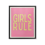 Girls Rule Framed Canvas Print Gallery Image 6
