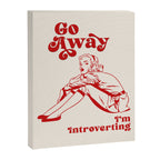 Go Away I'm Introverting Canvas Print Gallery Image 6