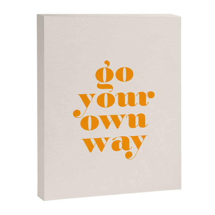 Go Your Own Way Canvas Print Gallery Image 1