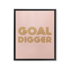 Goal Digger Framed Canvas Print Gallery Image 6