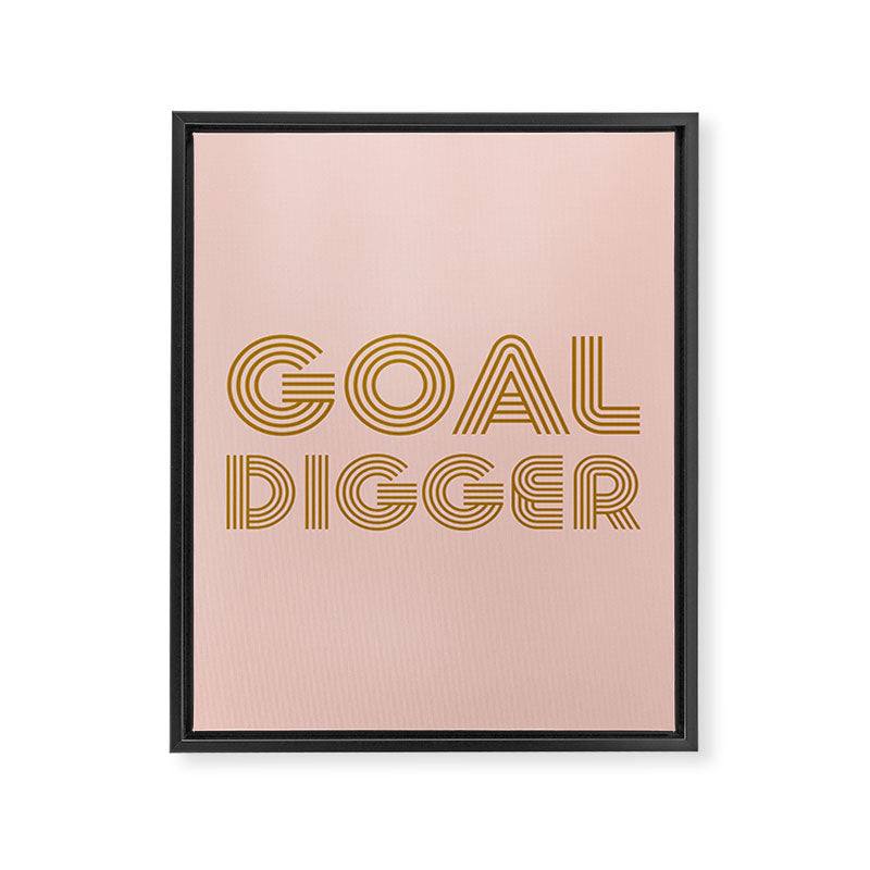 Goal Digger Framed Canvas Print Gallery Image 6