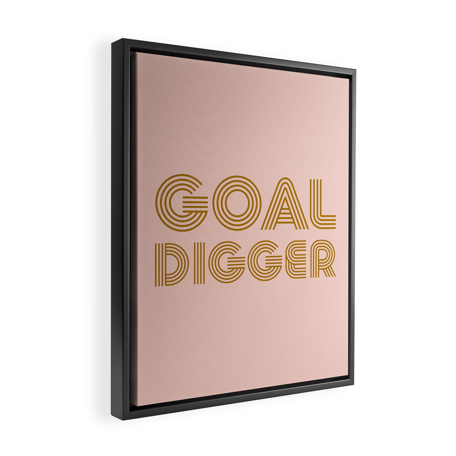 Goal Digger Framed Canvas Print Gallery Image 2
