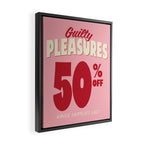 Guilty Pleasures Framed Canvas Print Gallery Image 2