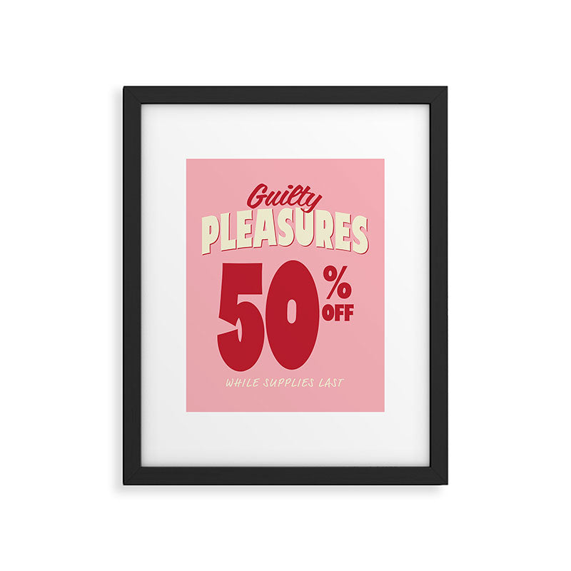 Guilty Pleasures Framed Art Print Gallery Image 5
