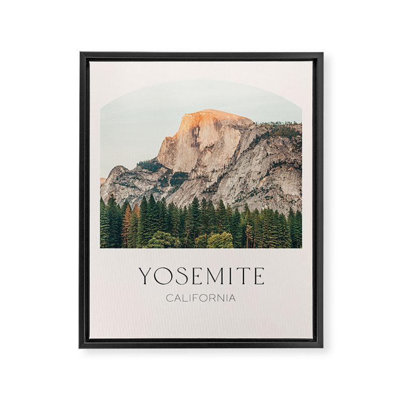 Half Dome Yosemite Framed Canvas Print Gallery Image 6
