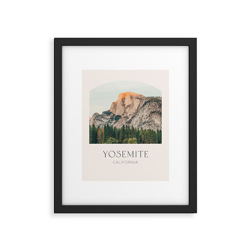 Half Dome Yosemite Framed Art Print Gallery Image 4