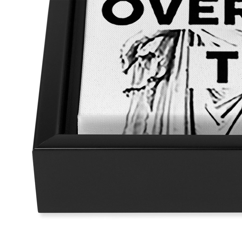 Hang On Let Me Overthink This Framed Canvas Print Gallery Image 3