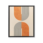 Harmony - Mid Century Modern  Framed Canvas Print Gallery Image 6