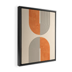 Harmony - Mid Century Modern  Framed Canvas Print Gallery Image 2
