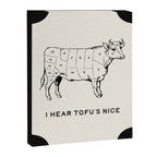 I Hear Tofu's Nice - Funny Vegan Kitchen Quotes Canvas Print Gallery Image 6