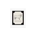 I Hear Tofu's Nice - Funny Vegan Kitchen Quotes Art Print Gallery Image 1