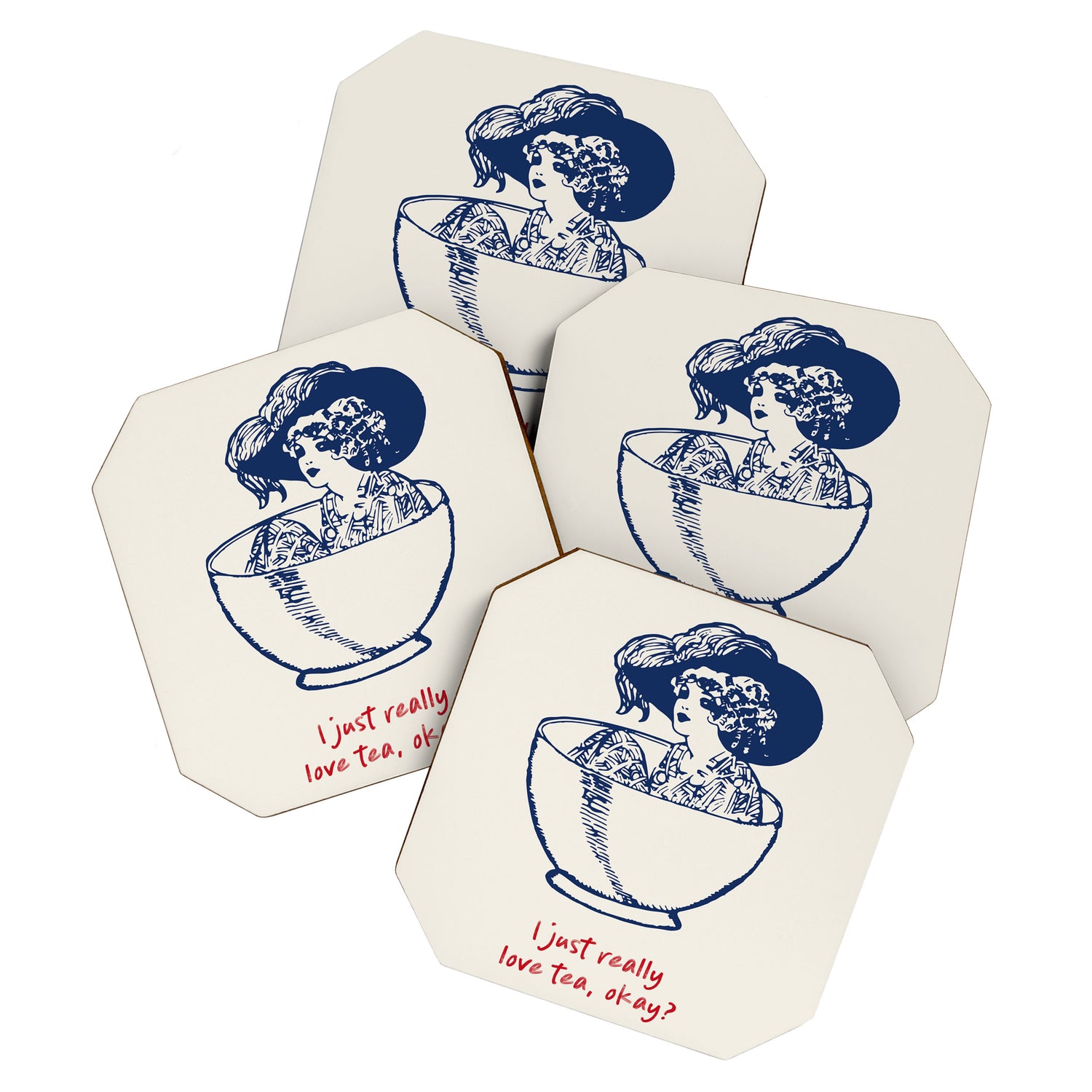 I Just Really Love Tea, Okay Coaster Gallery Image 1
