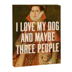 I Love My Dog Canvas Print Gallery Image 6