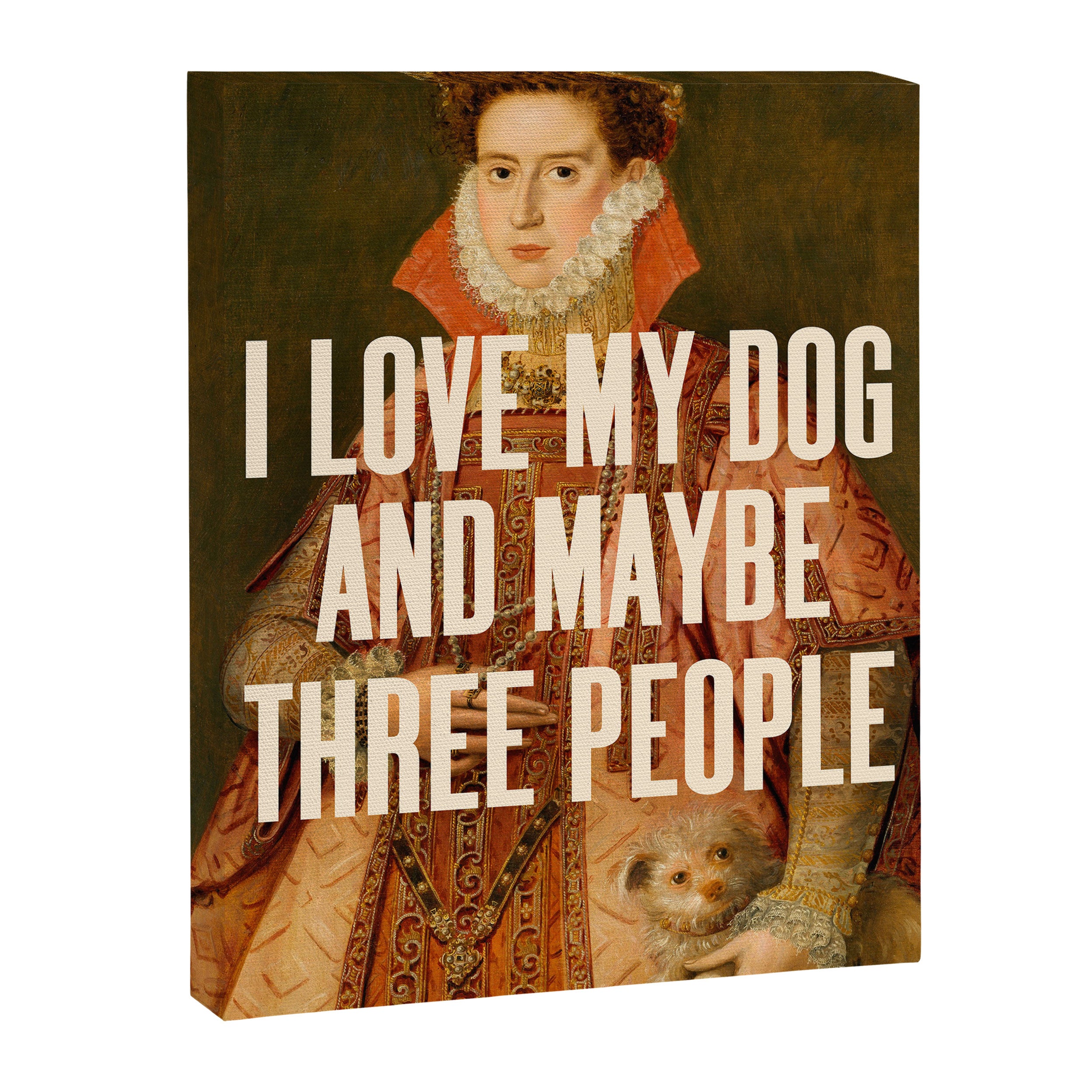 I Love My Dog Canvas Print Gallery Image 6