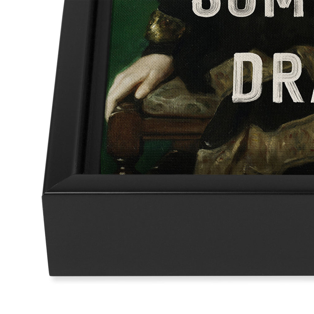 I Need To Do Something Drastic Framed Canvas Print Gallery Image 3