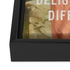 I Prefer to Call Myself Delightfully Difficult - Funny Feminist Framed Canvas Print Gallery Image 3