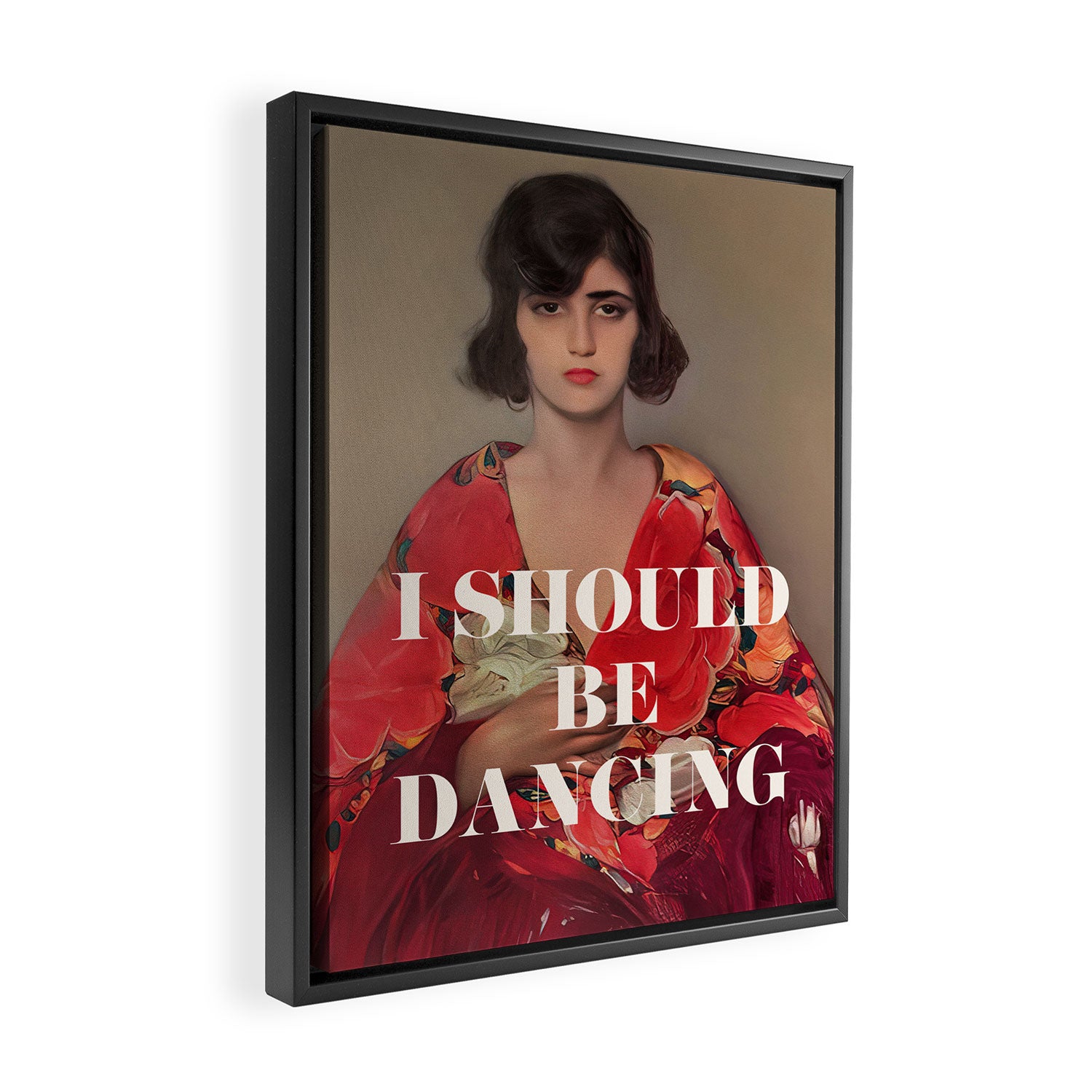I Should Be Dancing Framed Canvas Print Gallery Image 2