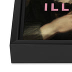 I Use Sarcasm Because Murder is Illegal Framed Canvas Print Gallery Image 3