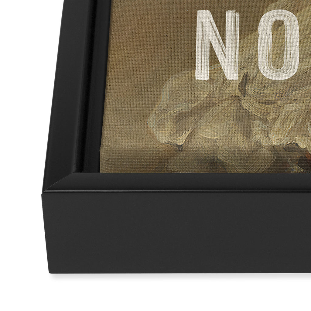 I Would Prefer Not To Framed Canvas Print Gallery Image 3