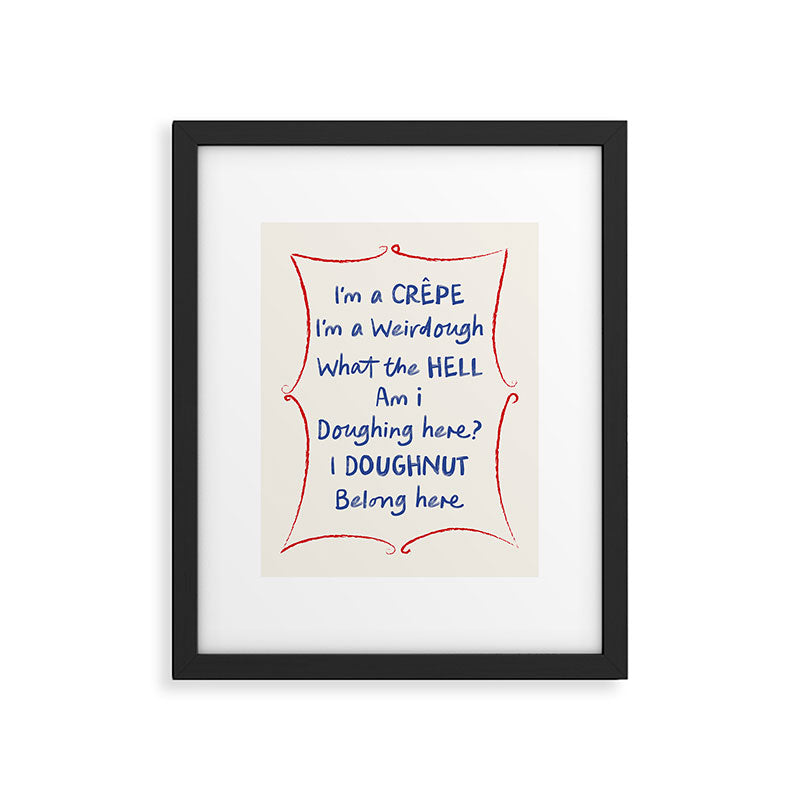 I'm a Crepe Kitchen Art Print Framed Art Print Gallery Image 5