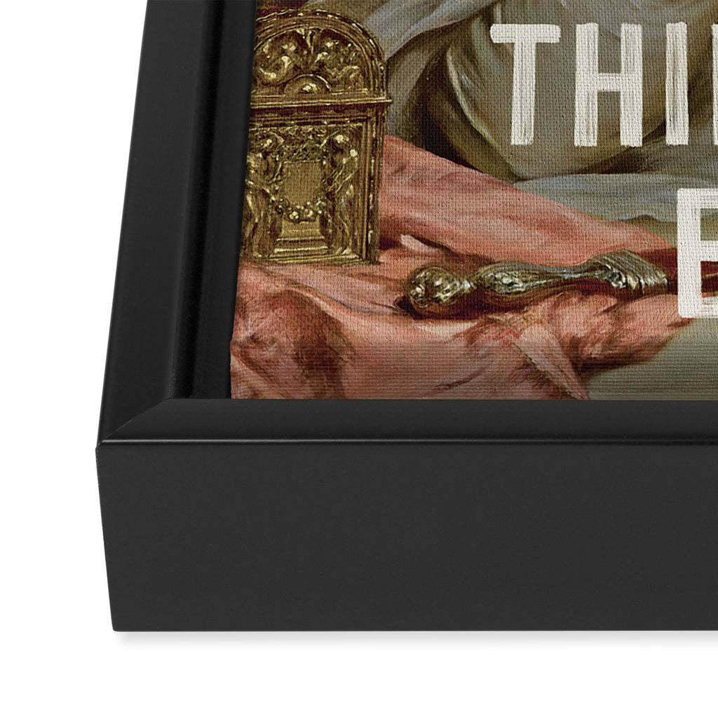 In My Overthinking Era Framed Canvas Print Gallery Image 3
