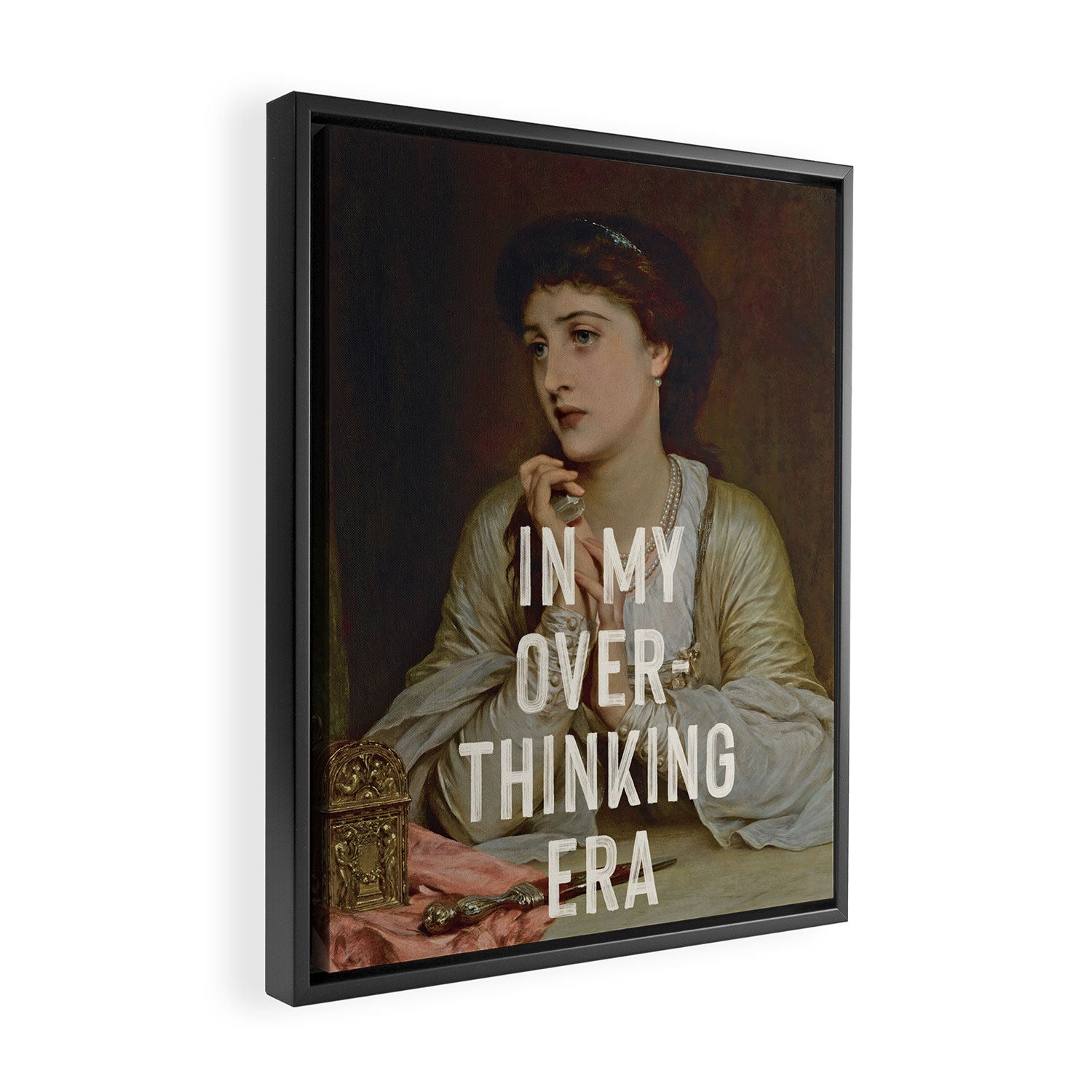 In My Overthinking Era Framed Canvas Print Gallery Image 2