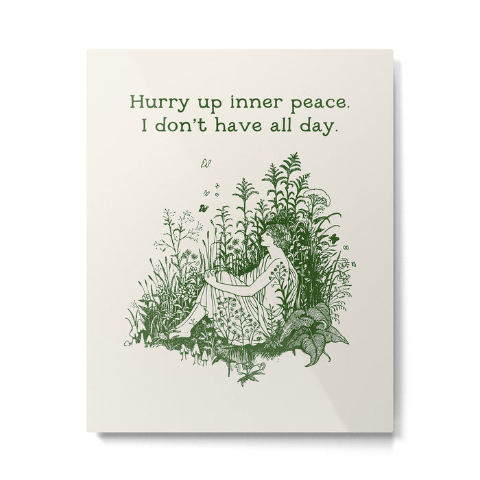 Inner Peace Metal Print Gallery Image 1