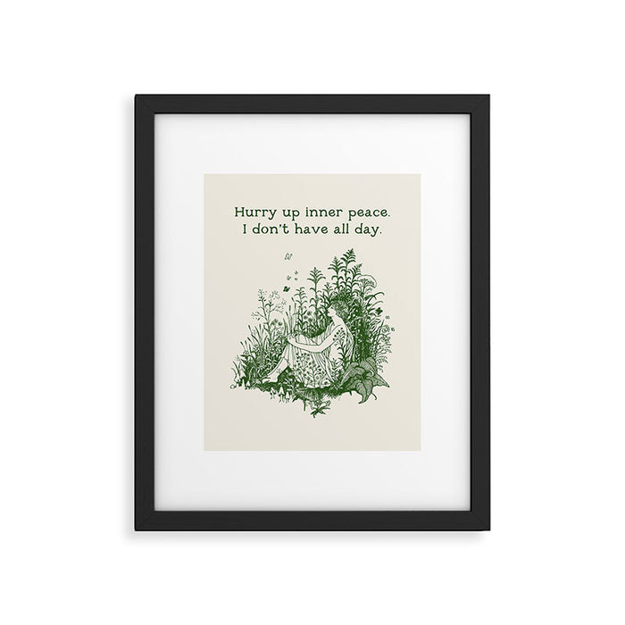 Inner Peace Framed Art Print Gallery Image 1