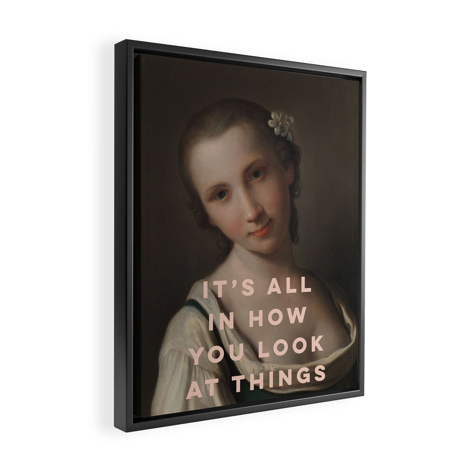 It's All In How You Look At Things Framed Canvas Print Gallery Image 2