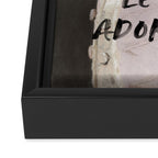 Just Let Me Adore You Framed Canvas Print Gallery Image 3