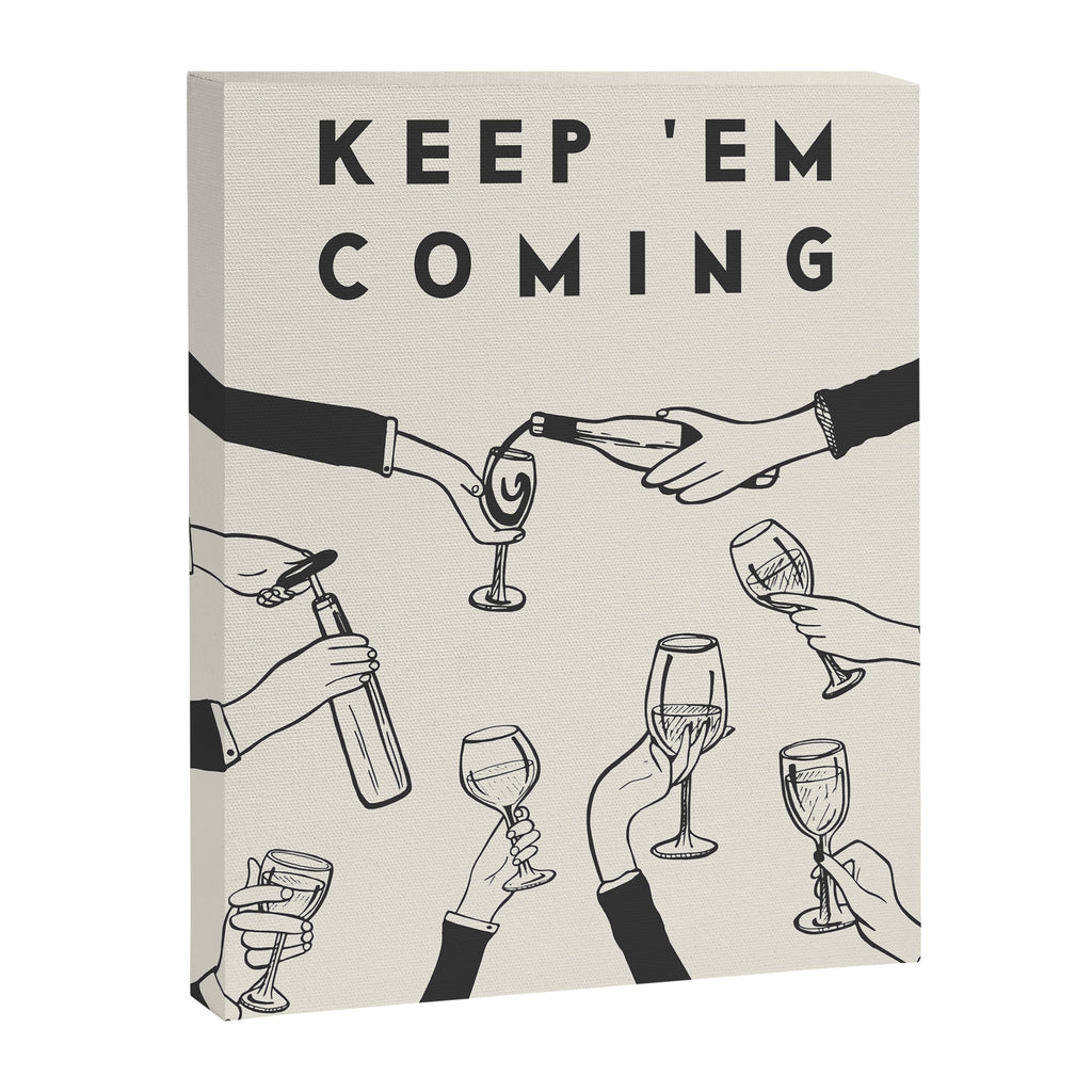 Keep 'Em Coming Canvas Print Gallery Image 6