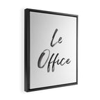 Le Office Framed Canvas Print Gallery Image 2