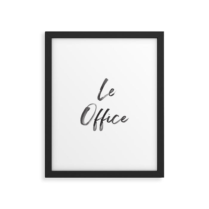 Le Office Framed Art Print Gallery Image 1