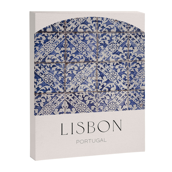Lisbon Tile Canvas Print Gallery Image 1
