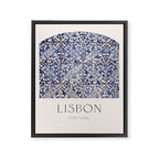 Lisbon Tile Framed Canvas Print Gallery Image 6