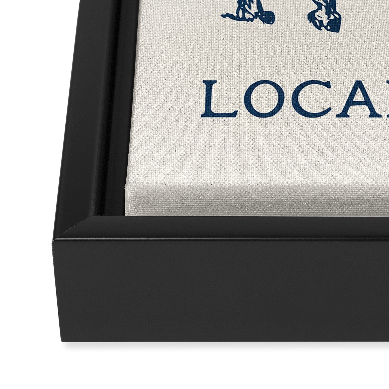 Locals Only Framed Canvas Print Gallery Image 3