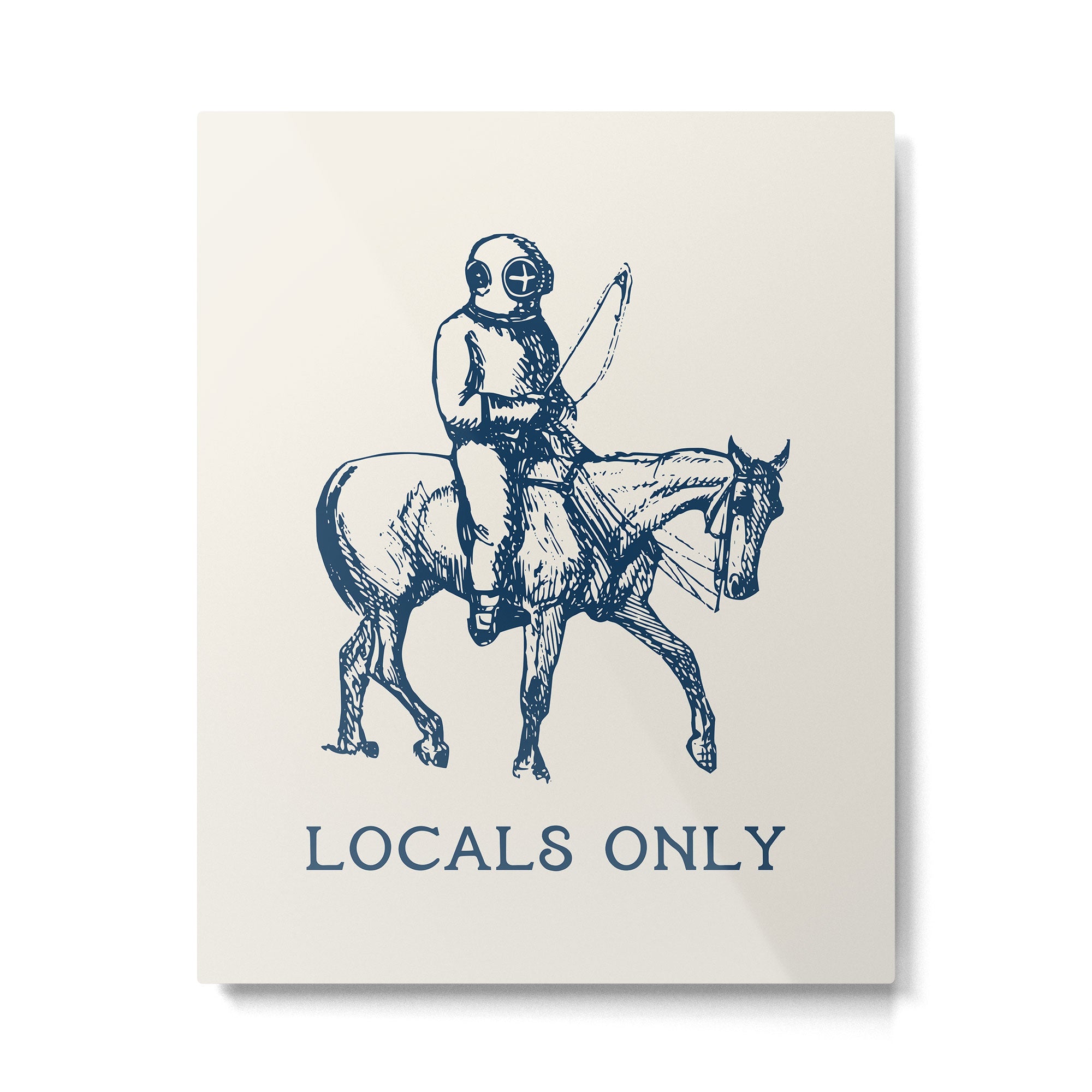 Locals Only Metal Print Gallery Image 4